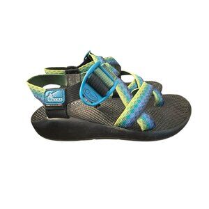 Chaco Womens Classic Hiking Sandals Sz 9 Colorful Strap Shoes Made In USA